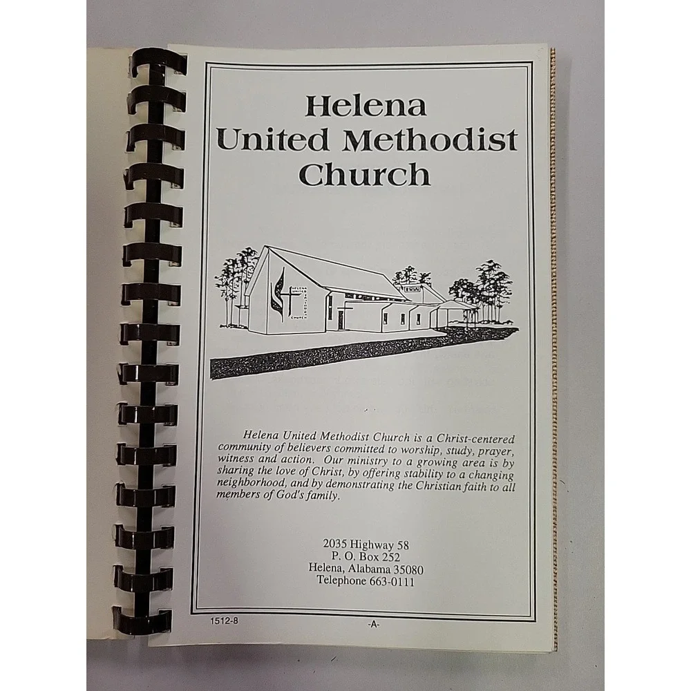 Heavenly Delights Helena United Methodist‎ Church Cookbook Helena Alabama